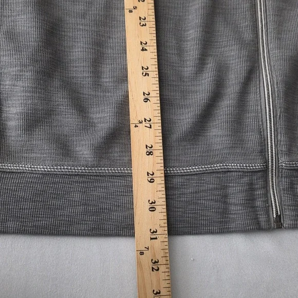 Tommy Bahama Men Grey Full Zip Pima Cotton Tencel Jacket Mock Neck Size 3XL - Picture 7 of 7